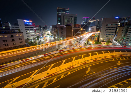 江戸橋JCK・昭和通り・日本橋方面・長時間露光撮影 江戸橋JCK・昭和通り・日本橋方面・長時間露光撮影 21982595