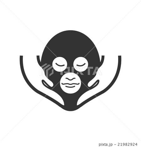 Bold Icon Face Massage Alternative medicine icon 21982924