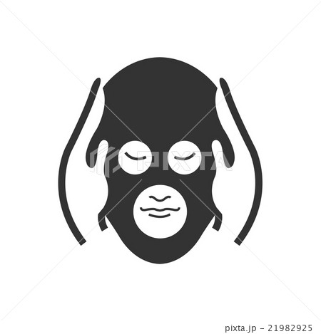 Bold Icon head massage icon 21982925