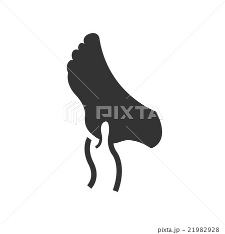 Bold Icon massaging gout feet icon 21982928
