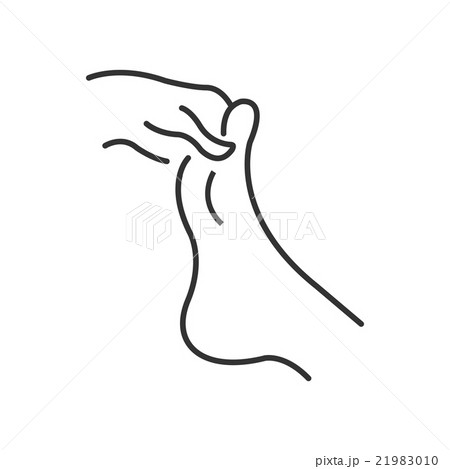 Line Icon Style, foot massage icon 21983010