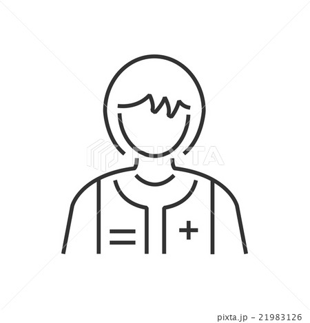 line icon woman Rescuers, Medical avatar 21983126