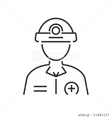 line icon Rescuers, Medical avatar icon 21983127
