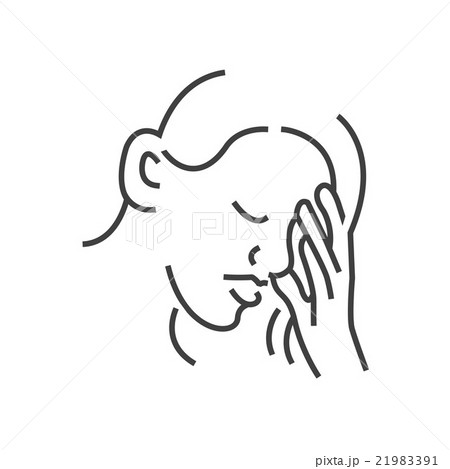 Otolaryngology, Coughing icon design Otolaryngology, Coughing icon design 21983391