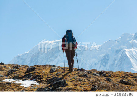 Hike in Himalayas 21983596