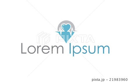 Abstract silhouette icon for use in healthcare ind Abstract silhouette icon for use in healthcare ind 21983960