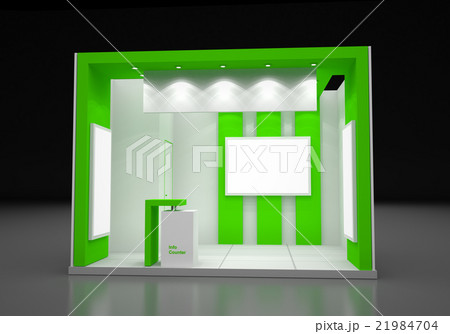 Blank Modern Booth Exhibition Design Concept 21984704