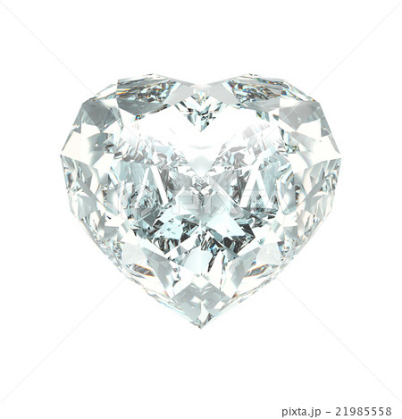 ハートのダイヤモンドのイラスト素材 [21985558] - PIXTA