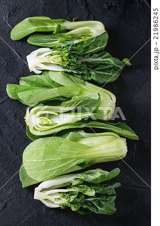 Assortment of raw bok choy 21986245