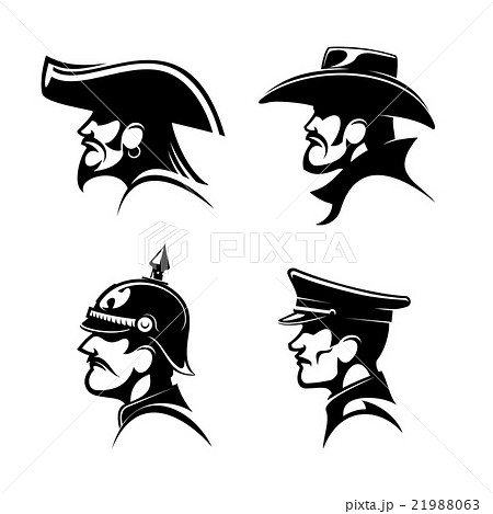 Pirate, cowboy, prussian general, german soldier Pirate, cowboy, prussian general, german soldier 21988063