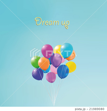 Balloons in the sky 21989080