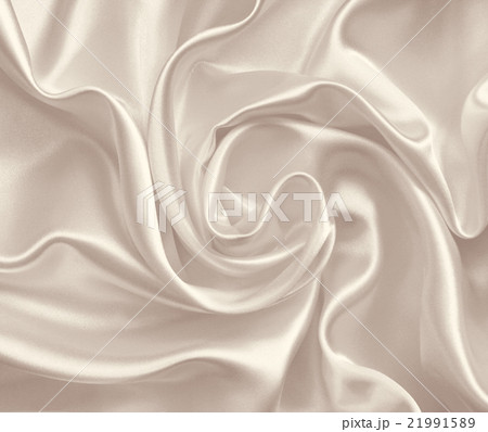 Smooth elegant golden silk or satin 21991589