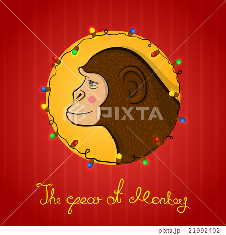Holiday card with a New year vector illustration Holiday card with a New year vector illustration 21992402