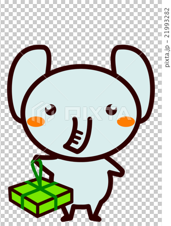 お土産を持った動物シリーズ 21993282