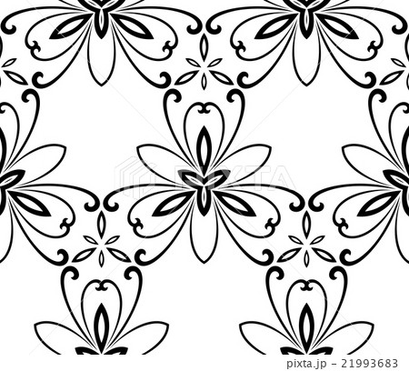 Floral Fine Seamless Pattern 21993683