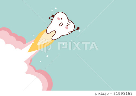 tooth rocket flying into sky tooth rocket flying into sky 21995165