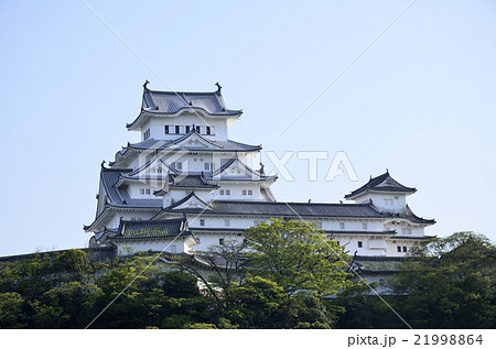 日本100名城 4月の姫路城(シロトピア公園側から) 日本100名城 4月の姫路城(シロトピア公園側から) 21998864