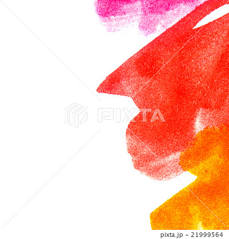 Magenta red brown abstract watercolors. 21999564