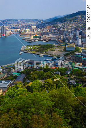 鍋冠山からの長崎港風景 22002186