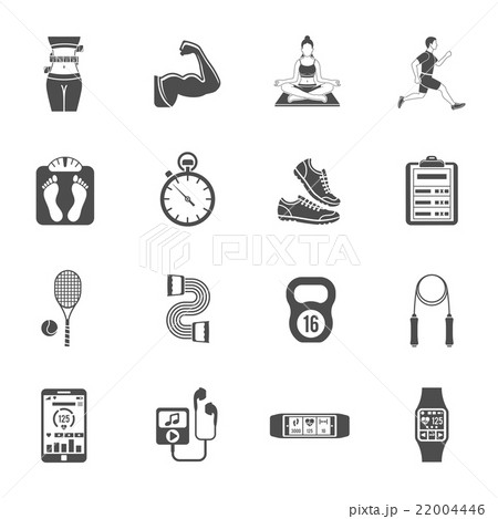 Fitness Icon Set 22004446