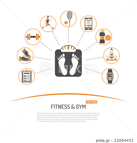 Fitness and Gym Concept Fitness and Gym Concept 22004452