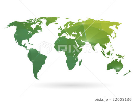 Abstract creative concept vector map of the world 22005136