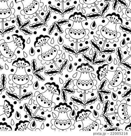 Floral seamless pattern background. 22005216