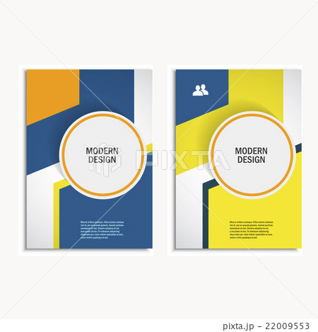 Vector design cover design brochure in A4 size 22009553