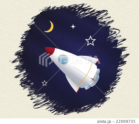 Toy rocket background 22009735
