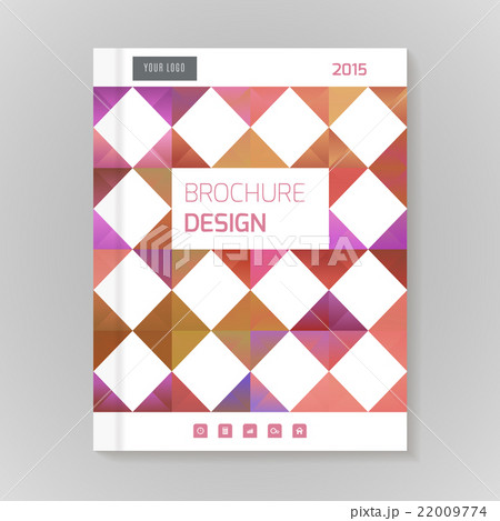 Polygonal vector design template layout for 22009774