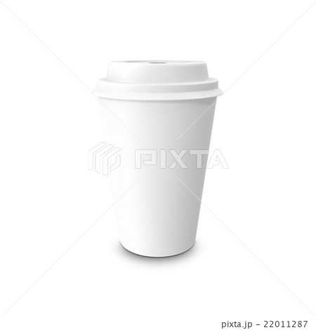 Mock-up take-out coffee in thermo cup. Isolated on 22011287