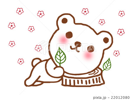 くつろぐクマさん 22012080