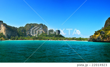 Railay is situated at Krabi province, Thailand. Railay is situated at Krabi province, Thailand. 22014923