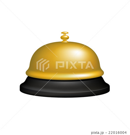 Service bell in black and golden design Service bell in black and golden design 22016004