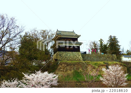 真田丸元城　春の信州上田城(真田城) 22018610