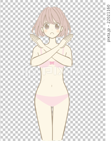 Illustration of a beautiful girl (Moe series animation manga touch) Underwear Damepposu Illustration of a beautiful girl (Moe series animation manga touch) Underwear Damepposu 22021160
