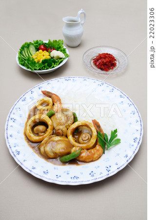 シーフードカレー 22023306