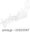 日本旧国域地図（旧国名入） 22023587