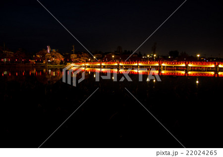 高田公園の西堀橋 22024265