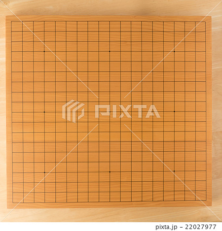 囲碁、碁盤(19路盤) 22027977