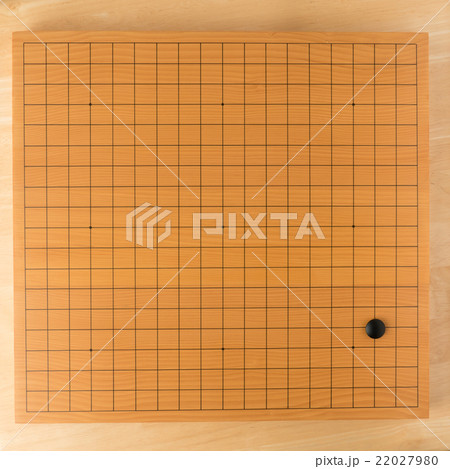 囲碁、目外し(19路盤、黒石) 22027980