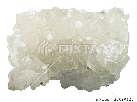 raw prehnite gemstone with white Okenite crystals 22030126