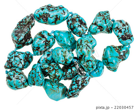 necklace from blue Howlite gemstones 22030457