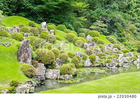 龍潭寺（りょうたんじ）庭園　夏　静岡県浜松市 22030480