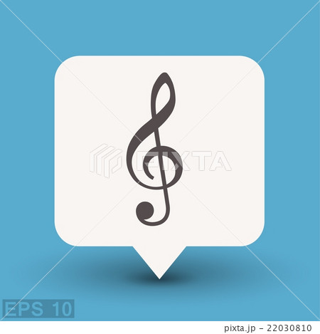 Pictograph of music key 22030810