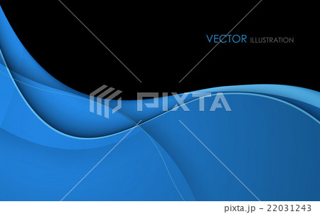 Stylish abstract blue background. Vector 22031243