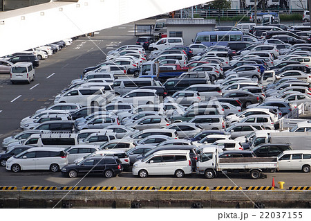 船積待ちの車_203 船積待ちの車_203 22037155
