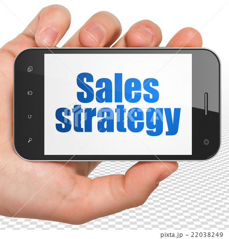 Advertising concept: Hand Holding Smartphone with Advertising concept: Hand Holding Smartphone with 22038249