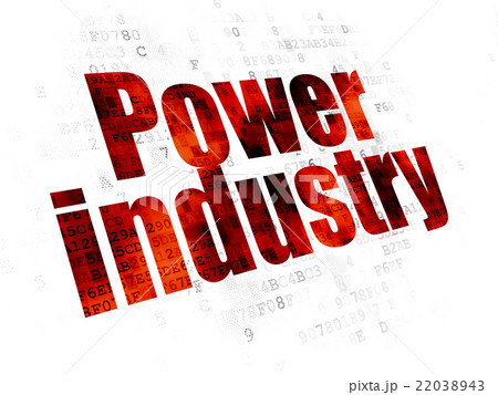 Industry concept: Power Industry on Digital Industry concept: Power Industry on Digital 22038943