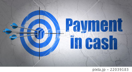 Banking concept: target and Payment In Cash on 22039183